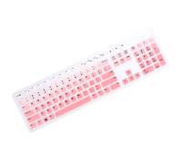 1Pièces Protection Clavier Silicone Rose Compatible Kb216 Km636