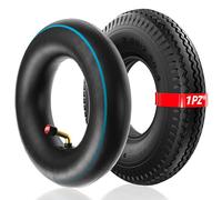 1PZ F25-4WT Pneu et Chambre à air 2.80/2.50-4 9x3.50-4 Remplacement pour Camion à Main Chariot Utilitaire Tondeuse à Gazon Brouette Diable Dolly E300 280/250-4