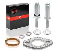 1PZ F8M-M27 Boulon d'échappement et joint de qualité pour scooters à moteur GY6 50 cc 70 cc 90 cc 110 cc 125 cc 150 cc GMB139 ATV Go Kart cyclomoteur Dirt Bike (argent)