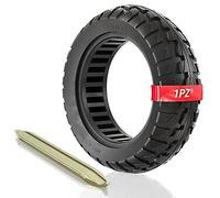 1PZ FM8-S27 Pneu Plein 10 Pouces pour Trotinette Électrique Tout-Terrain - 10x2.70-6.5 - Compatible avec UrbanGlide E-CROSS PRO (avec 1 Démonte-Pneu)