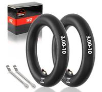 1PZ FR2-CR5 Chambre à Air 80/100-10 3.00-10 2.75-10 avec Valve coudée Compatible avec XR50 XR70 CRF50 CT70 EZ90 Cub Razor RSF650 Kawasaki KLX110 Suzuki DRZ110 Motos Cross Scooter 2 pièces