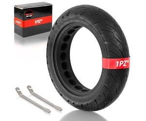 1PZ FR7-2ST Pneu Solide 10 Pouces 10x2.50 pour Ninebot MAX G30 G30P G30LP - Roue Avant/Arrière Antidérapante Scooter Électrique Haute Résistance, Sans Entretien & Installation Facile