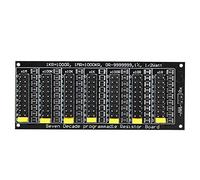 1R - 9999999R Programmable Resistor Board Step 1R 1% 1/2W Resistor Board Résistance Boîte à Décades Programmable 13x7x3 Qqmora