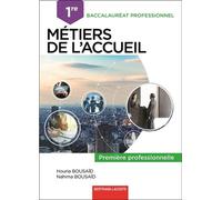 1re bac pro metiers de l accueil - H BOUSAID - Bertrand Lacoste - broché - Scolaire / Universitaire