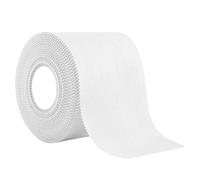 1Rouleaux Sport Tape（5cm x 10m）,ruban athlétique élastique en coton,tape kinesiologie,bande,strap sport,bande autocollante étanche,respirant,adaptée à tous types de sport(blanc)