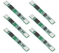 1S 3.7V 3A Li-ION Lithium BMS PCM 18650 Battery Charger Card for Cell Module Overload Overcurrent Protection Against Short