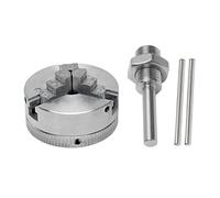 1set 3 JAWS Manuel Tour Chuck avec Turn Machine Tools Accessoires 3-Jaw Soi-Centre-Centre-Zinc Alliage Forage et fraisage(Set)