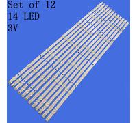 1set Bande de lampe LED rétro-éclairé pour SAMSUNG TV, 60 pouces, 2013SVS60, LM41-00001L, LM41-00001M, BN96-29074A, BN96-29075A ""Nipseyteko
