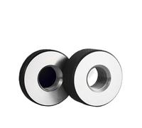 1SET Calibre à anneau avec filetage fin à tampon lisse 6h M17 M18 M50 M60 - M65 Distance 2(M19X2 6h)