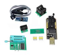 1set Ch341a 24 25 Series Eeprom Flash Bios Programmeur Usb + Soic8 Sop8 Clip De Test + Spi .8v Adaptateur + Sop8