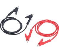 1Set Dual Ended Crocodiles Clips Brass Silicone Crocodiles Clip Test Leads for Electrical Projects