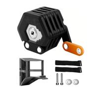 1Set Heavy Duty Vélo Serrure Anti-Vol-Pliage Chaîne En Acier Allié Avec Support et 3 Clés, Compact Serrure De Vélo Pour Vélo De Montagne/E-Scooter/Moto