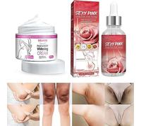 1Set Melanin Correcting Serum,Dark Spot Correcting Glow Serum, Melanin Correcting Facial Serum,Intimate Bleaching Cream,Crema Blanqueadora Para Partes Intimas (B)