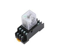 1SET MY4NJ AC 12V 24V 36V 48V 110V 220V 380V Coil Power Relay DIN Rail Mounted 14 Pin 4PDT w Socket NWPNLXEA(AC,36V)