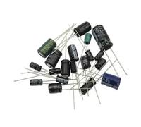 1set Of 120pcs 12 Values 0.22UF-470UF Aluminum Electrolytic Capacitor Assortment Kit Set Pack 0.47/1/2.2/4.7/10/22/33/47/100/220 NWPNLXEA