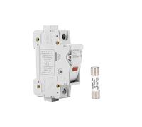 1set PV Solar Fuse 1000V DC Fusible 10x38 gPV 1P 2P 3P 4P Fuse Holder YTPV-32 With LED Indicator Light IINKUEYK(30A,1P 1SET_FUSE AND FUSE HOLDER)
