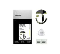 1Set TALONGAMES Glass Mouse Skates Stickers Mouse Feet Pad Glides Rounded Curved Edge for Logitech G502 Wireless Mouse