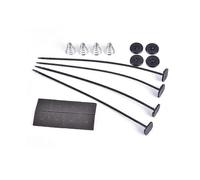 1Set Ventilateur de Radiateur Electrique - Kit de Montage - Attache Zip Straps Tabs Springs