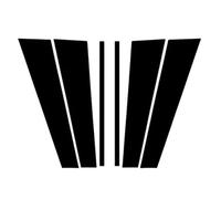 1Set Voiture Porte Fenêtre Pilier Poteaux Moulure Couverture Kit De Garniture pour Land Rover Range Rover L405 Vogue 2014 2015 2016 2017 2018-2021