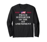 1st Amendment I Support The First Amendment Freedom Speech Manche Longue