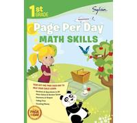 1st Grade Page Per Day: Math Skills: Math Skills # Numbers and Operations to 20, Place Values and Number Sense, Geometry and Shapes, Telling Time, and Counting Money