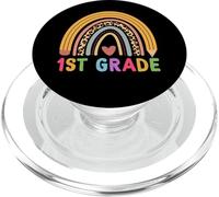 1st Grade Teacher Student Boho Rainbow Back to School PopSockets PopGrip pour MagSafe