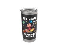 1st Grade Where The Adventure Begins Back To School Gobelet isotherme en acier inoxydable double paroi