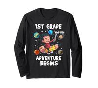 1st Grade Where The Adventure Begins Back to School Manche Longue