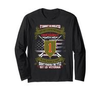 1st Infantry Division Soldat de Guerre Vétéran The Big Red One Manche Longue