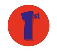 1St Lot de 75 autocollants 38 mm