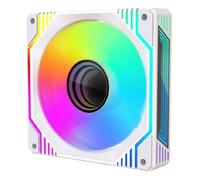 1stcool - F12-AURA-EVO-W1 - Ventilátor AURA EVO Mirror ARGB PWM ventilateur, 120 mm, blanc