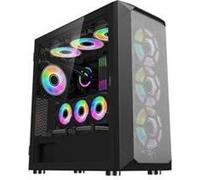 1stCOOL MiddleTower Wind Storm Black, E-ATX, USB3.0 + jeu de ventilateurs 4x ARGB