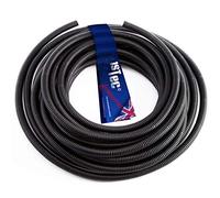 1STec 1.5m x 20mm Système de conduit isolant, cintrable, annelé. Câble Conduit Noir Cordon Gaine. Électrique Souterrain Antenne TV et fil téléphonique