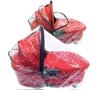 1stopbabystore Habillage pluie Nacelle Universelle (Grande Taille) Landau Avec Fermeture Éclair Housse de Pluie Nacelle Poussette Landau, Bonne Ventillation, Norme Européenne EN 71
