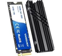 1TB Internal SSD,NVMe M.2 SSD PCle4.0 SSD up to 6300MB/s,7000MBs High Performance Write for Gaming,SATA SSD (Black)