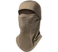 1TG Tactical Cagoule pour le visage, le ski, la tempête, pour homme et femme, pour paintball, airsoft, protection UV, coupe-vent, chaud, sports de plein air, cyclisme, moto, pêche, COYOTE BRAUN, 56-62
