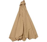 1Toile De Parasol Déporté 8 Baleines 3×3mToile De Rechange pour Parasol Octogonal Bâche De Remplacement Protection UV(Kaki)