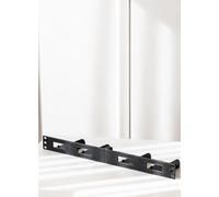 1U Montage en rack pour 4X ou 2X Raspberry Pi 4/5 avec PoE HAT - Support pour armoire serveur 19 pouces | Imprimé 3D en PETG (rouge, pour 4X Pi 4/5)