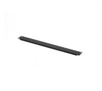 1U rack blank panel for 19" Cabinet, Black (RAL 9005)
