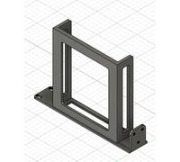 1U Support de montage en rack pour UniFi Flex 2.5G USW-Flex-2.5G-8 & USW-Flex-2.5G-8-PoE (196 W) - Compatible 10" et 19" (noir, pour 1 Futro S740 + ouverture)