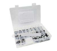 1uF~1000uF 6.3V-50V 400PCS 24Value SMD Aluminum Electrolytic Capacitors Assortment Kit Box NWPNLXEA