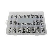 1uF~1000uF 6.3V-50V 400Pcs 24Value SMD Aluminum Electrolytic Capacitors Assortment Kit + Box NWPNLXEA