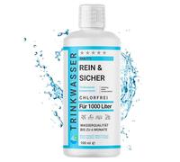 1x 100ml Traitement de l'eau potable Conservation pour 1000 litres empêche les germes - Pur & Sûr - Caravane, Camping, Réservoir, Extérieur, Urgence
