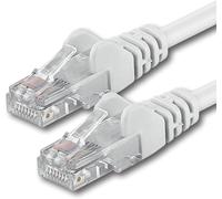 1x 10m Câble Réseau Cat6 Cat 6-RJ45 Ethernet LAN DSL Routeur Modem-Blanc