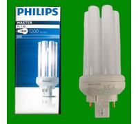 1X 18W Philips GX24Q-2, 4 Broches, Ampoule CFL Économique 4000K Blanc Froid [EEK: A]