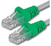 1X 1M Câble Réseau Cat6 Cat 6 - Rj45 Ethernet Lan Dsl Routeur Modem - Crossover Gris[CAB9165194]