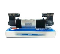 1x 4V330C-10 5Ports 3 positions double électrovanne pneumatique 3/8 "BSPT DC12V / DC24V / AC220V(DC12V)