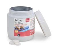 1x 500 g BAYZID® Mini - Pastilles de chlore 2,7 g pour petites piscines