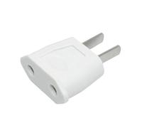 1X Adaptateur EU, Chargeur USB de Prise Universel, Europe Espagne vers Etats-Unis/Américain/US/Chine/Japon/Canada/Mexique Blanc (Blanc)