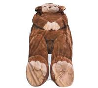 1x Adult Sleeping Bag - Cute Envelope Plush Blanket | Indoor Winter Warm Sleeping Bag | Cold Weather Bed Bags | for Adults Men Women Travel Indoor Outdoor Backpacking Hiking Reading Watching TV